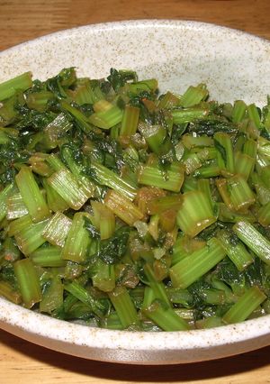 簡単！大根の葉の炒め物-レシピのメイン写真