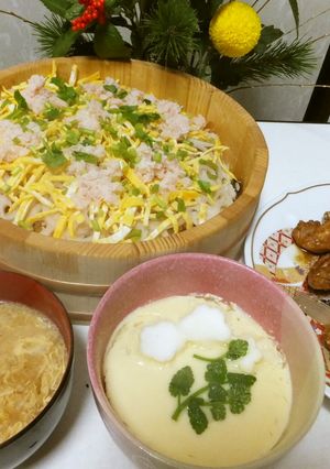 お正月はジャンボ茶碗蒸し-レシピのメイン写真