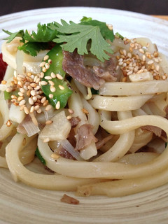 青椒肉絲(チンジャオロース)風焼きうどん-レシピのメイン写真