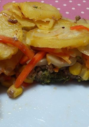 フライパンde野菜の重ね焼き-レシピのメイン写真