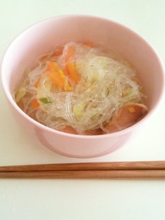 中華風春雨スープ-レシピのメイン写真