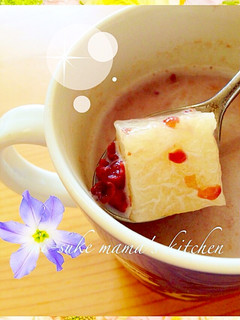 マグ&餅で簡単♡ホットミルクぜんざいஐஃ-レシピのメイン写真