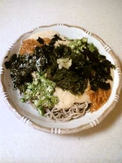 我んとこの、ねばねばそば-レシピのメイン写真