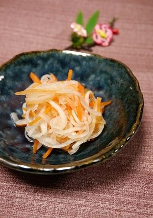 簡単お節！紅白なます(ゆず風味)-レシピのメイン写真
