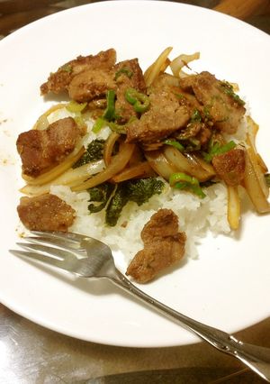 ハワイで手作り☆味噌が決めての焼肉丼-レシピのメイン写真