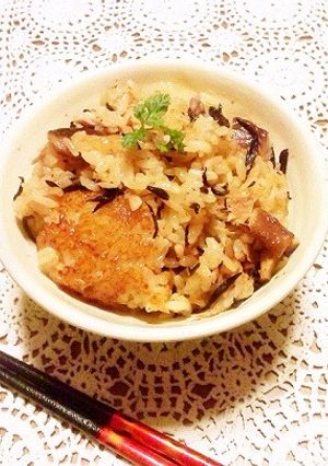 ツナ入り☆干し椎茸とひじきの炊き込みご飯-レシピのメイン写真