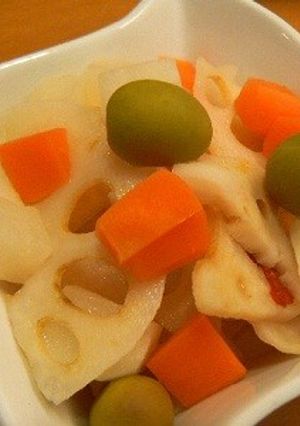 根菜のさっと煮★カラフルマリネ-レシピのメイン写真