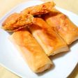 今日のおつまみ☆ポテサラキムチde春巻き