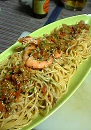 夏の冷製パスタ（トマトとシーフード）-レシピのメイン写真