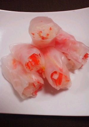 紅白なますの生春巻き-レシピのメイン写真