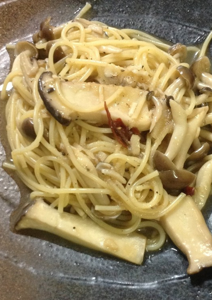 甘辛キノコの和風みぞれパスタ-レシピのメイン写真