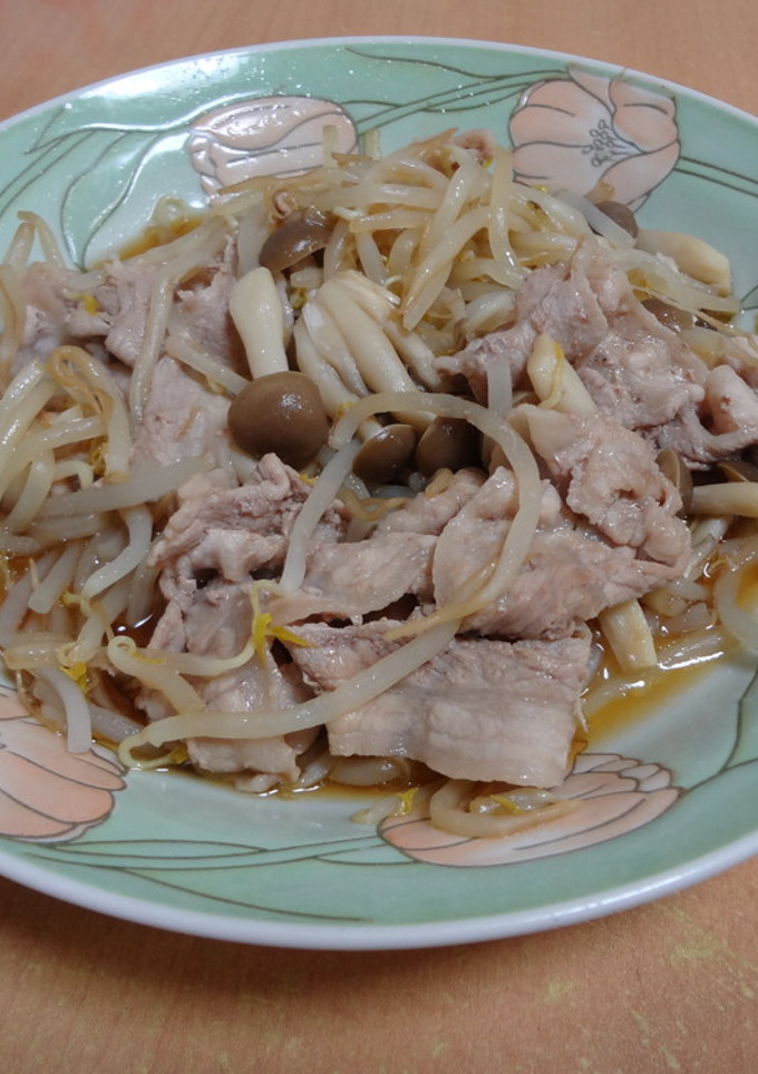 豚バラともやしの蒸し焼き-レシピのメイン写真
