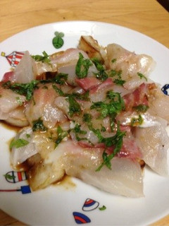 鯛とカブのカルパッチョ-レシピのメイン写真