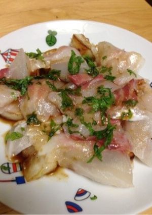 鯛とカブのカルパッチョ-レシピのメイン写真
