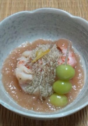 海老と山芋のおぼろ昆布巻き-レシピのメイン写真
