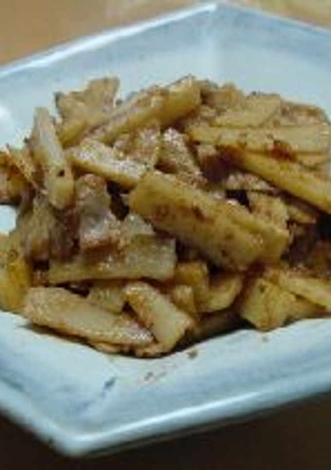 筍と豚肉のゴマ味噌炒め-レシピのメイン写真