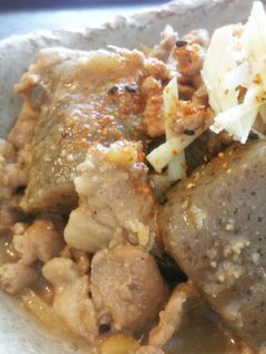 こっくり美味しい豚肉とこんにゃくの味噌煮-レシピのメイン写真
