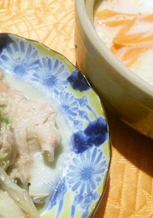 中華風ホットミルク鍋-レシピのメイン写真
