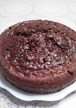 冷蔵庫の余り物で特大ココアケーキ(^^♪-レシピのメイン写真