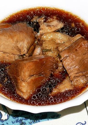 豚もも肉ブロックの　角煮-レシピのメイン写真