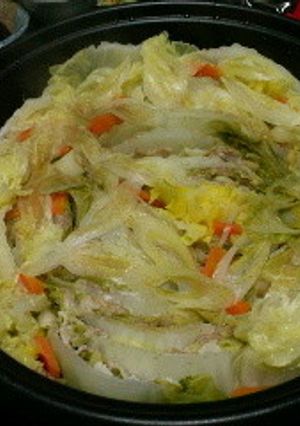 白菜と豚バラ肉の蒸煮-レシピのメイン写真