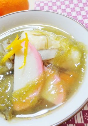 根野菜の長いも汁~とろろ昆布かけ~-レシピのメイン写真