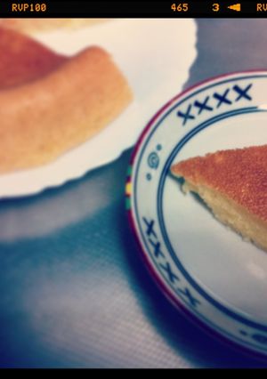３個パックヨーグルトのもちもちケーキ♪-レシピのメイン写真