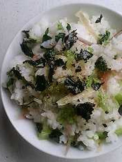 みょうがと青菜のまぜごはん-レシピのメイン写真