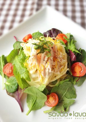 柚子ソース仕立てのサラダパスタ-レシピのメイン写真
