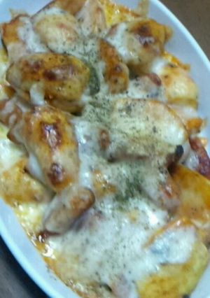 俺流の里芋とソーセージのチーズ焼き♪-レシピのメイン写真