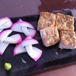 鶏ひき肉の胡麻焼き