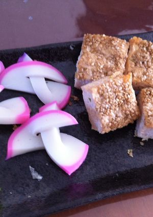 鶏ひき肉の胡麻焼き-レシピのメイン写真
