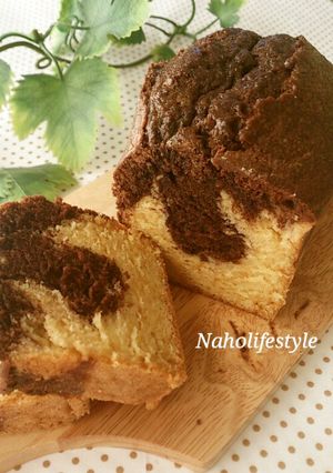しっとり♪マーブルパウンドケーキ*。゜-レシピのメイン写真