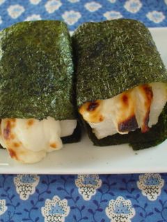ストリングチーズの磯部餅-レシピのメイン写真
