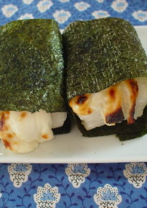 ストリングチーズの磯部餅-レシピのメイン写真