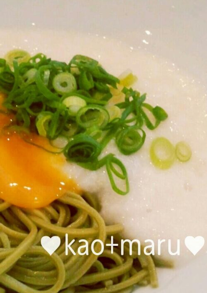 とろろ茶そば-レシピのメイン写真