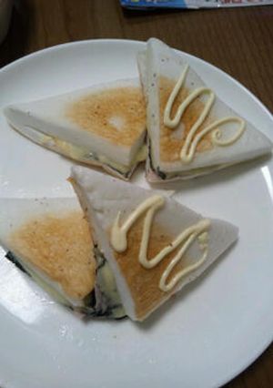 はんぺんのハムチーズはさみ焼き　海苔入り-レシピのメイン写真