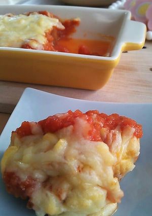 伊達巻トマトグラタン-レシピのメイン写真