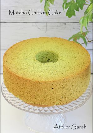 しっとり＆ふわふわ★抹茶シフォンケーキ-レシピのメイン写真