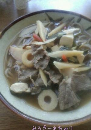 Wで＊お雑煮そば-レシピのメイン写真