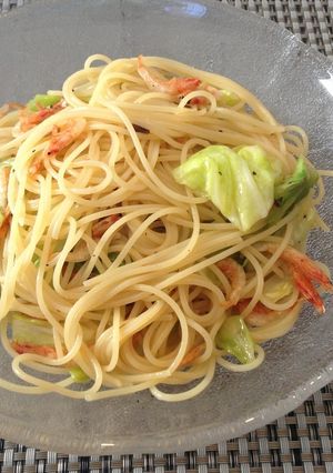 キャベツと桜えびのパスタ-レシピのメイン写真