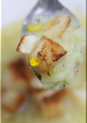 コンソメ味柚子風味なジャガイモスープ-レシピのメイン写真