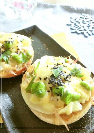 じゃが芋と枝豆の醤油麹和トースト-レシピのメイン写真