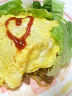 具だくさんオムそば-レシピのメイン写真