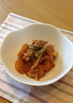 じゃがいもとツナのケチャップ炒め-レシピのメイン写真