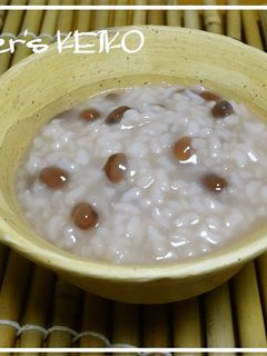 【農家のレシピ】小豆粥-レシピのメイン写真