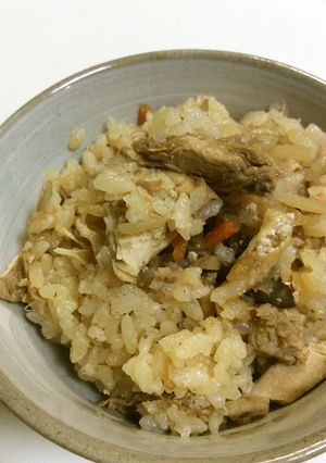 お雑煮リメイク！炊き込みご飯-レシピのメイン写真