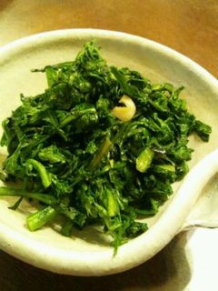 春菊のニンニク炒め-レシピのメイン写真