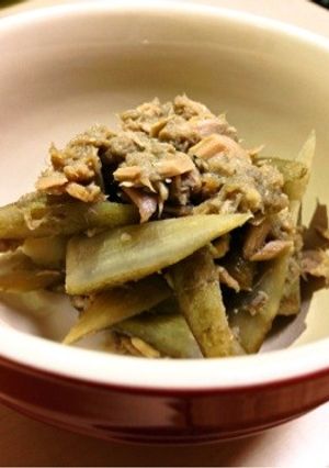 ごぼうとツナの煮物-レシピのメイン写真