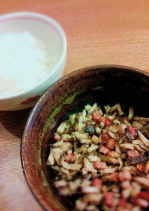 椎茸とベーコンの味噌マヨ炒め( 〃▽〃)-レシピのメイン写真